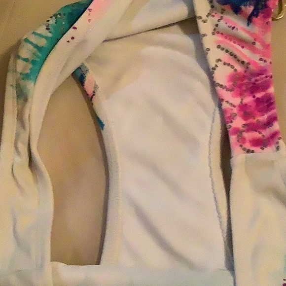 Colorful, bikini, bottom size X large by ocean Pacific blue, hot, pink, … - Picture 7 of 10